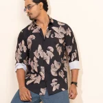 Black Floral Print (MCS117)
